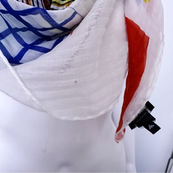 ᴇᴜᴄ ᴇᴍᴘᴏʀɪᴏ ᴀʀᴍᴀɴɪ ꜱɪʟᴋ/ᴄᴏᴛᴛᴏᴍ ʙʟᴇɴᴅ ʟɪɢʜᴛᴡᴇɪɢʜᴛ ɢᴇᴏᴍᴇᴛʀɪᴄ ꜱᴄᴀʀꜰ ꜰᴏᴜʟᴀʀᴅ - Picture 5 of 17